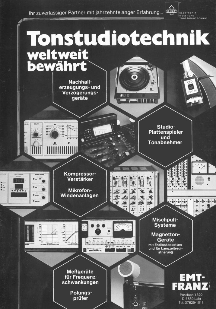 EMT Lieferprogramm 1983